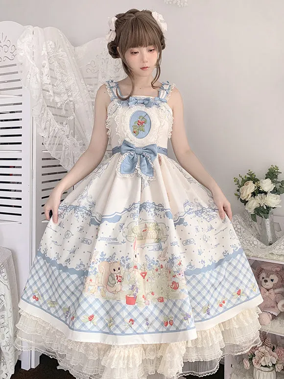 Sweet Lolita Dress Sleeveless Sweet Fairytale Lolita Dress