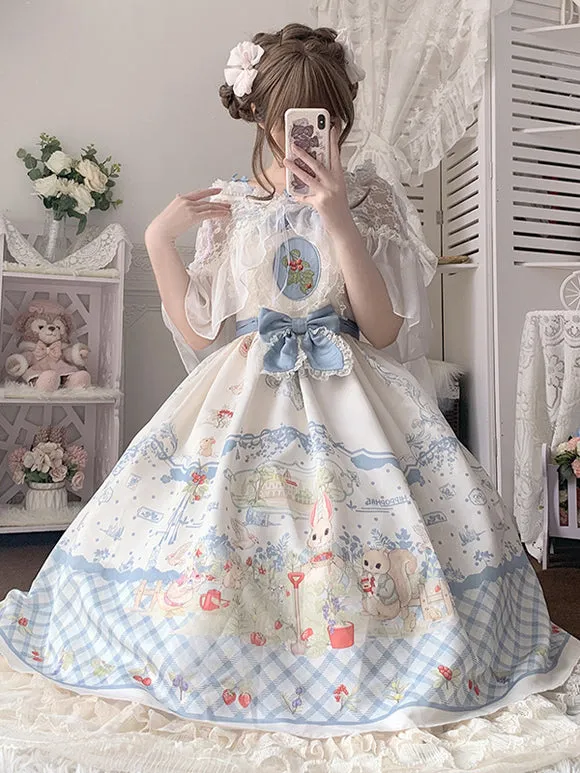 Sweet Lolita Dress Sleeveless Sweet Fairytale Lolita Dress