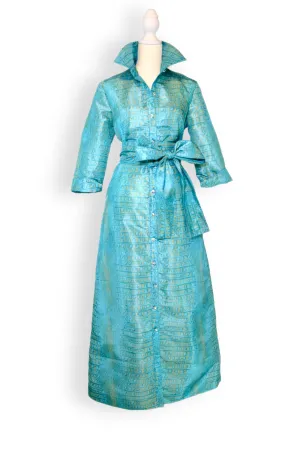 Taffeta Huntington in Peacock Gator