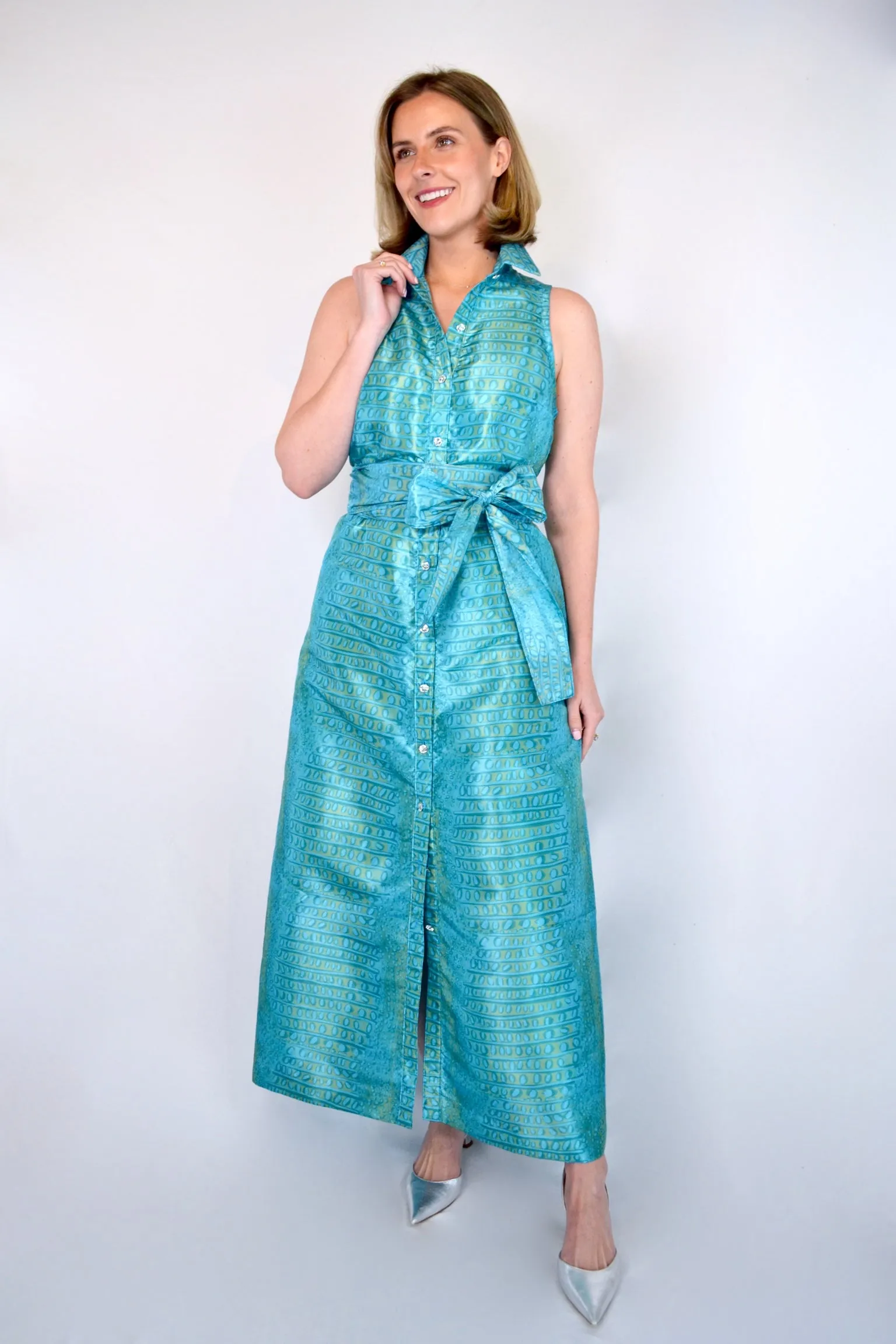 Taffeta Huntington in Peacock Gator