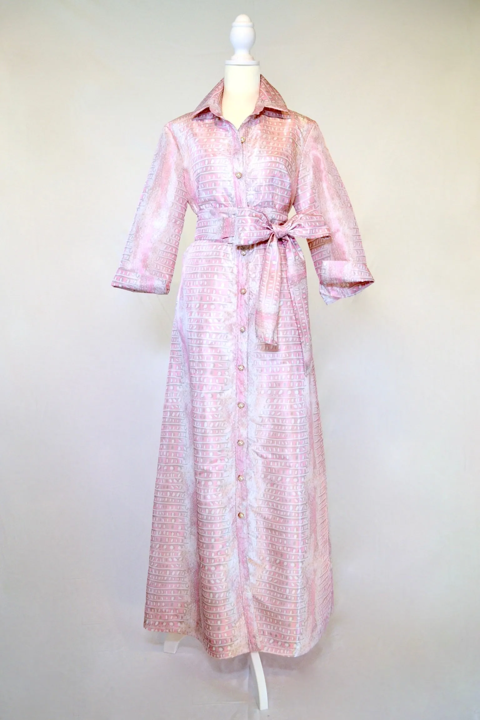 Taffeta Huntington in Pink Champagne Gator