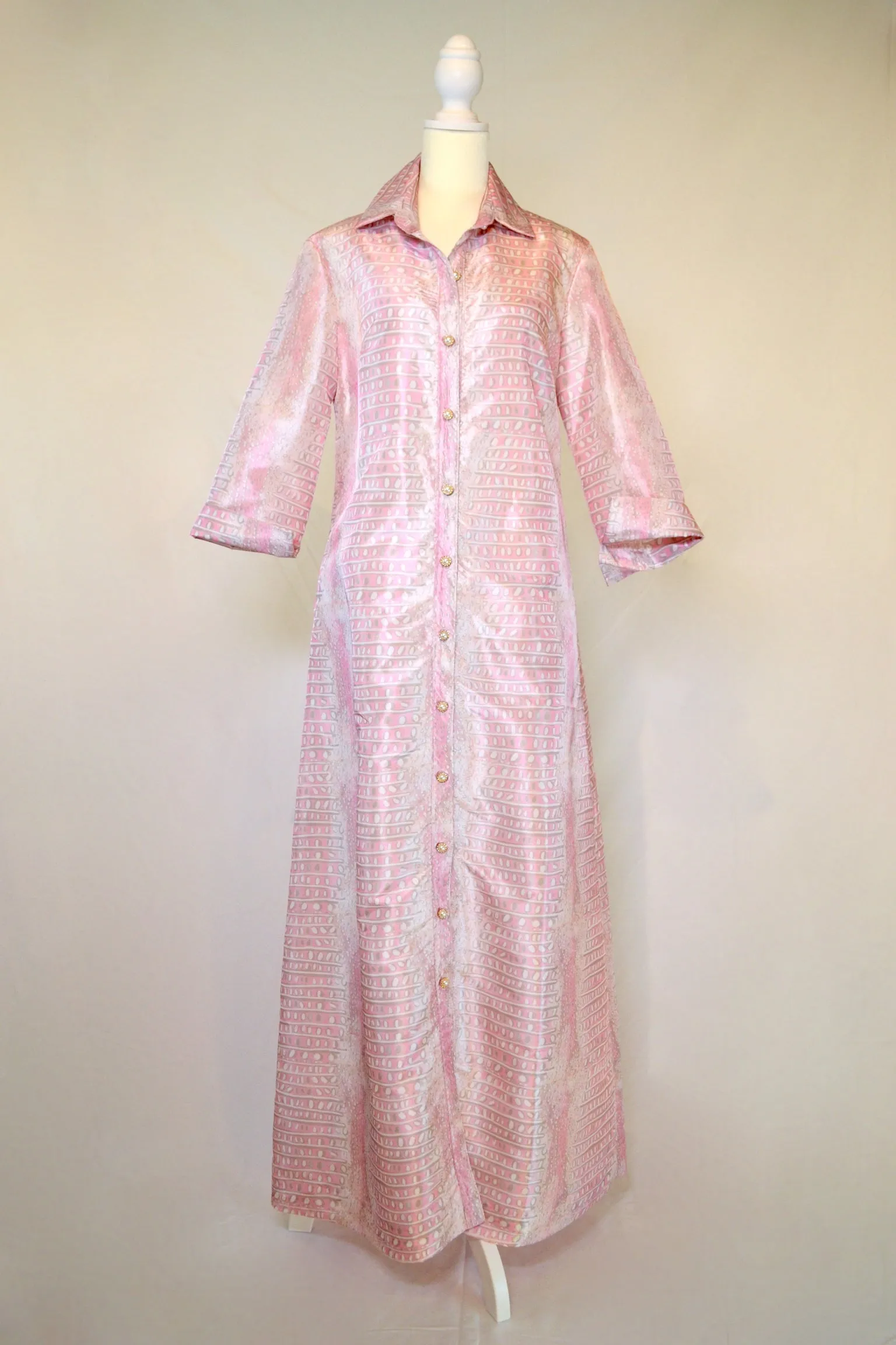 Taffeta Huntington in Pink Champagne Gator