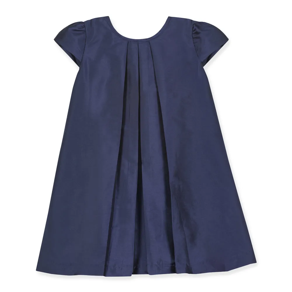 Taffeta Mitzi Dress -- Navy