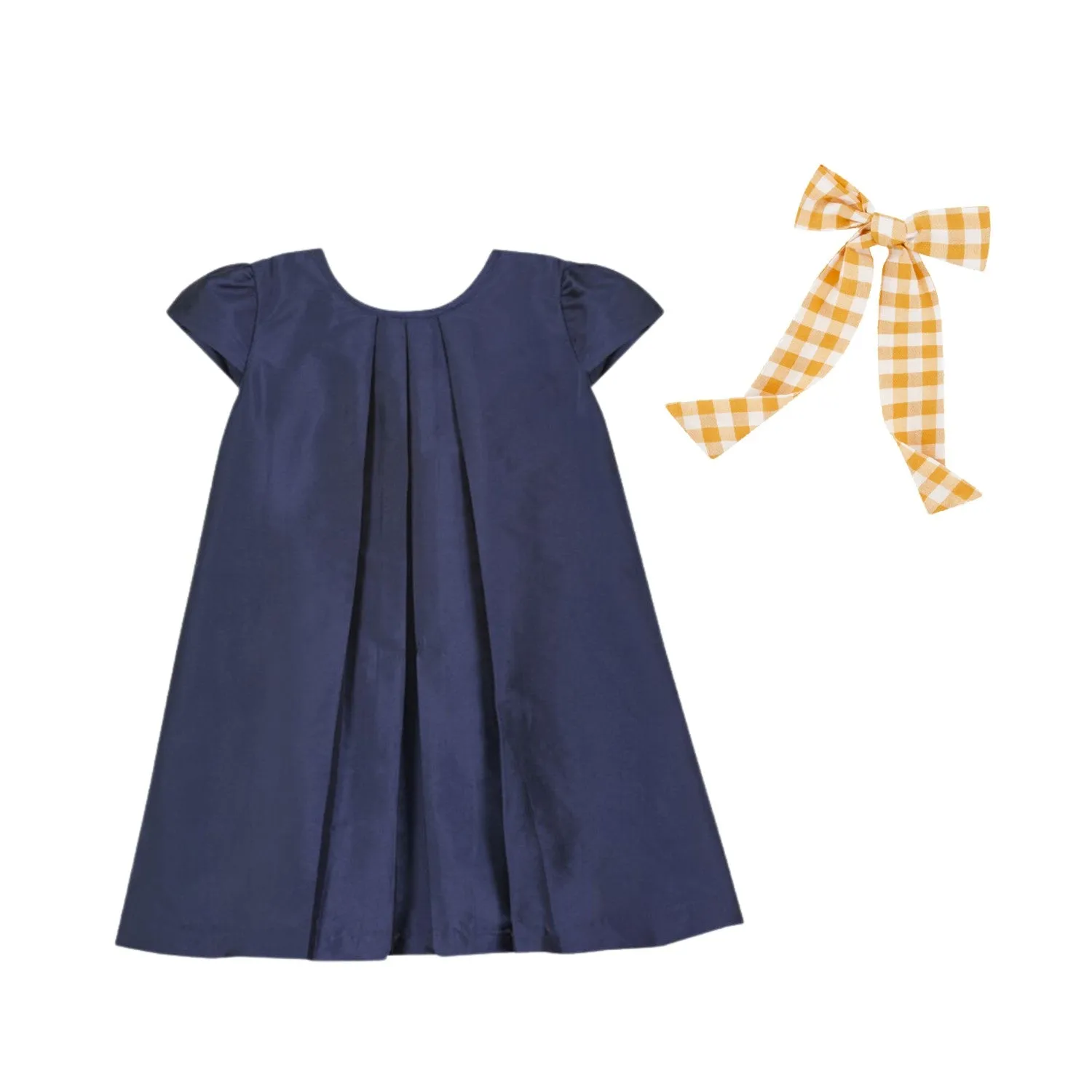 Taffeta Mitzi Dress -- Navy