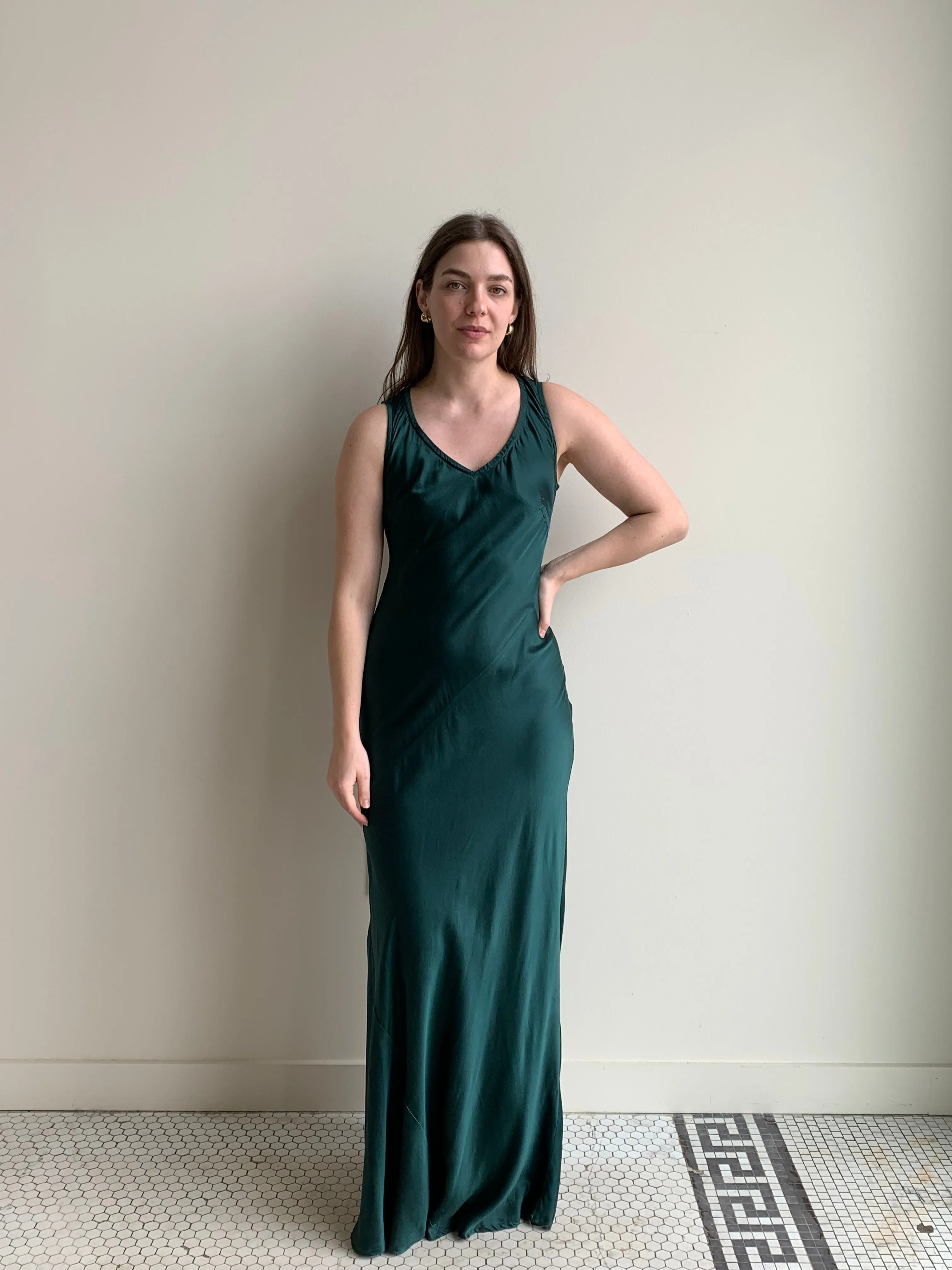 Tone Barker silk dress