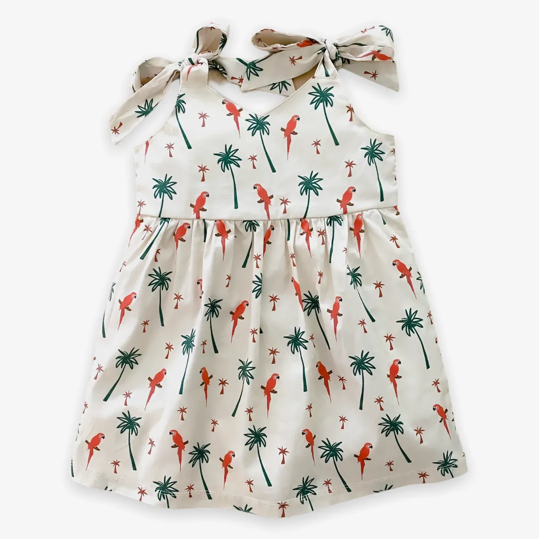 Velvet Fawn Parrot Paradise Mallory Dress