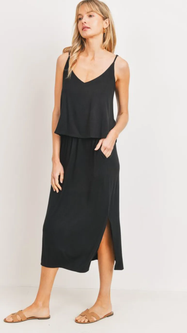 VENICE KNIT MIDI OVERLAY // FINAL SALE