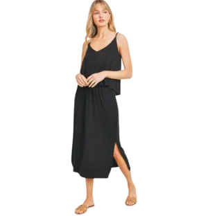 VENICE KNIT MIDI OVERLAY // FINAL SALE