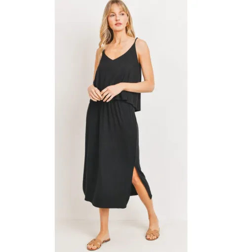 VENICE KNIT MIDI OVERLAY // FINAL SALE