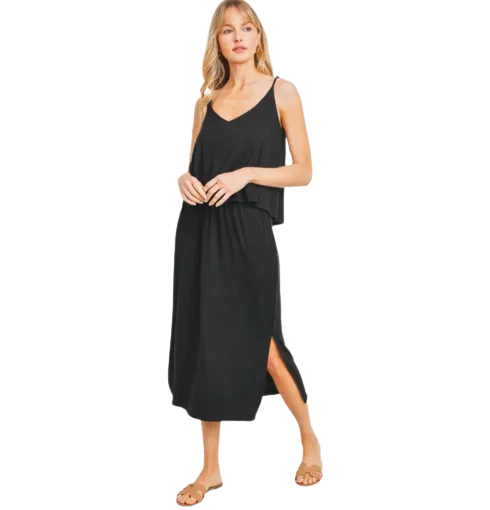 VENICE KNIT MIDI OVERLAY // FINAL SALE