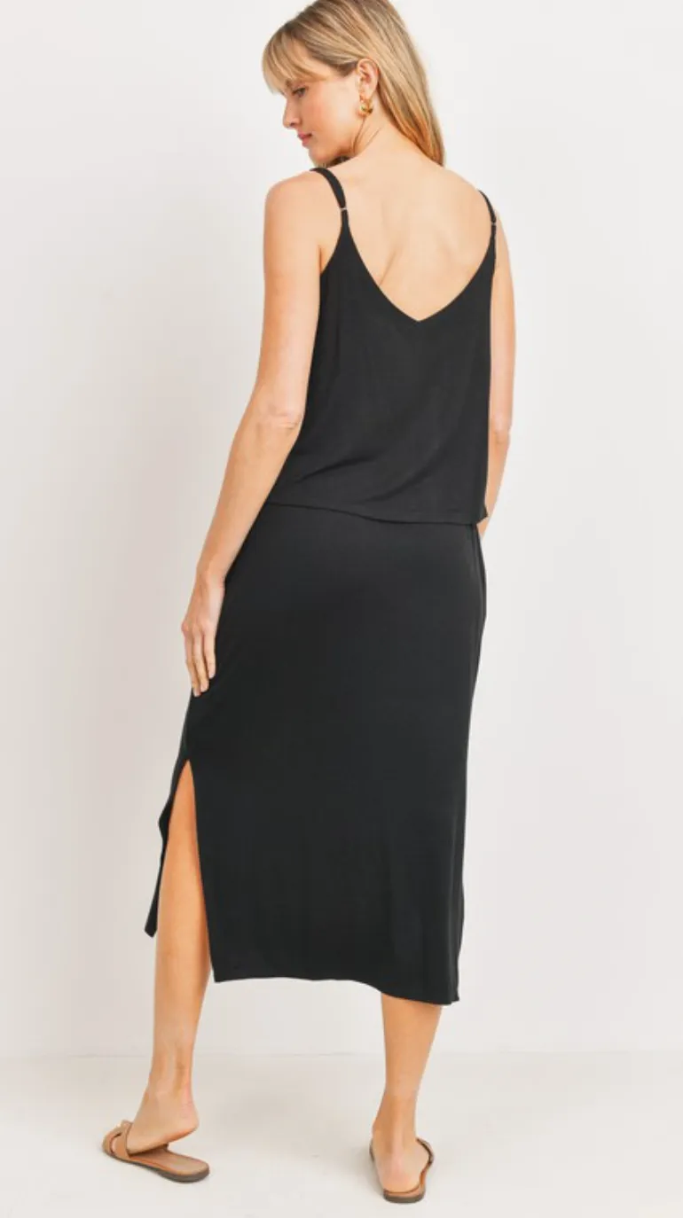 VENICE KNIT MIDI OVERLAY // FINAL SALE