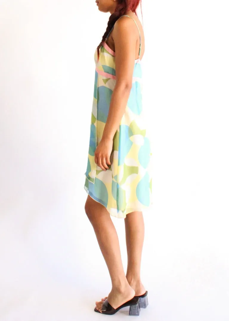 Vintage Silk Dress D0428