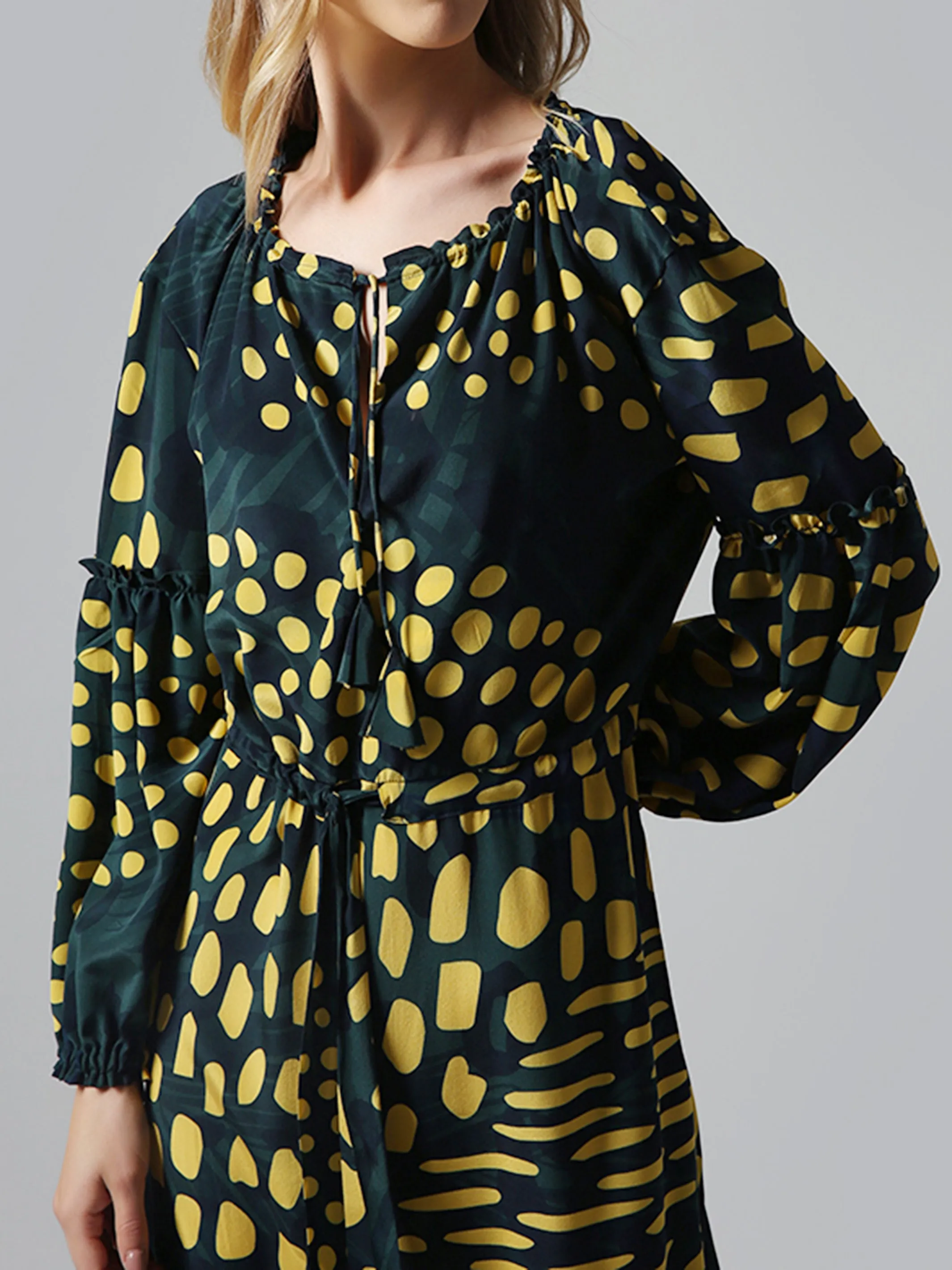 Visaltes Silk Midi Dress