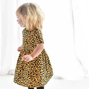 Yellow Leopard print Dress