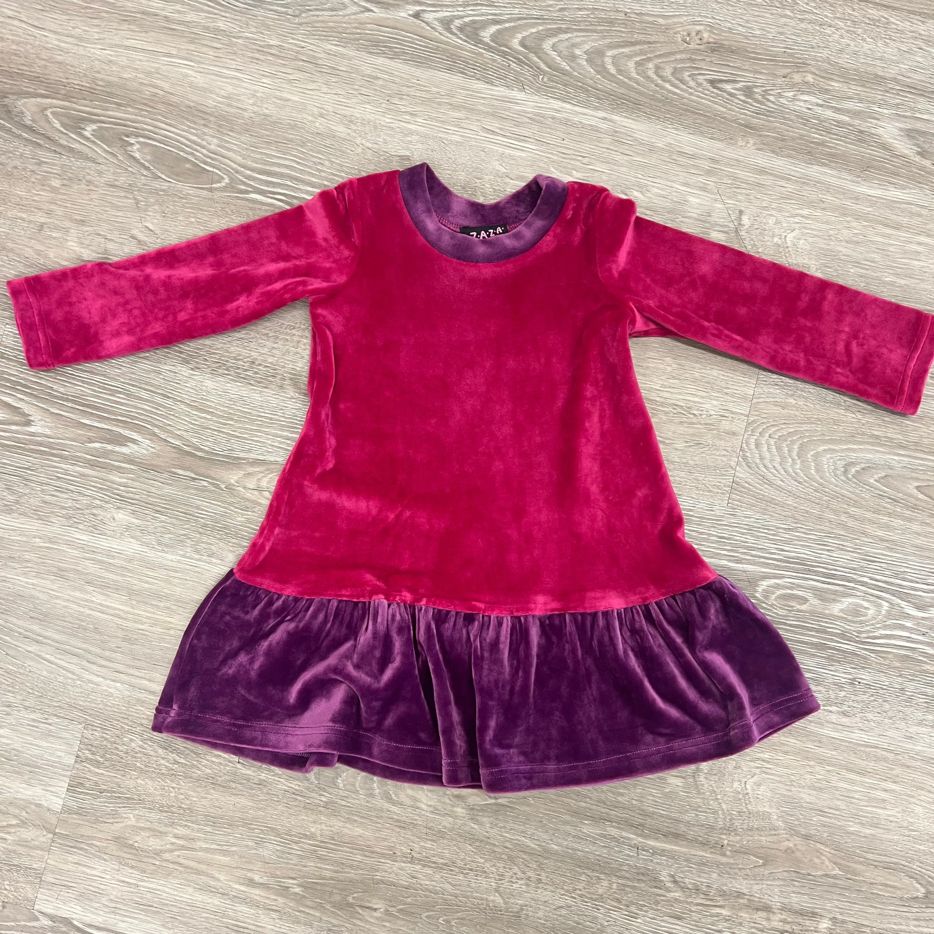 ZaZa Couture Velvet Luiza Dress