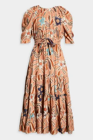 Zeenat Dress in Copper